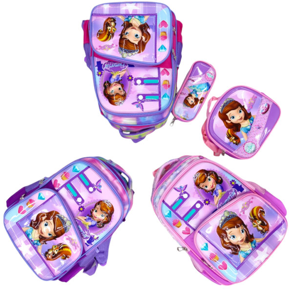 16 inch -  Princess w Animal Backpack Set