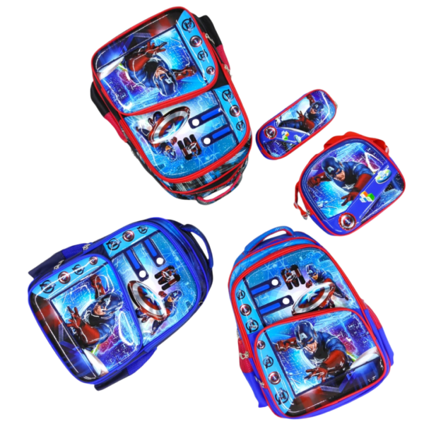16 inch - Superhero Backpack Set