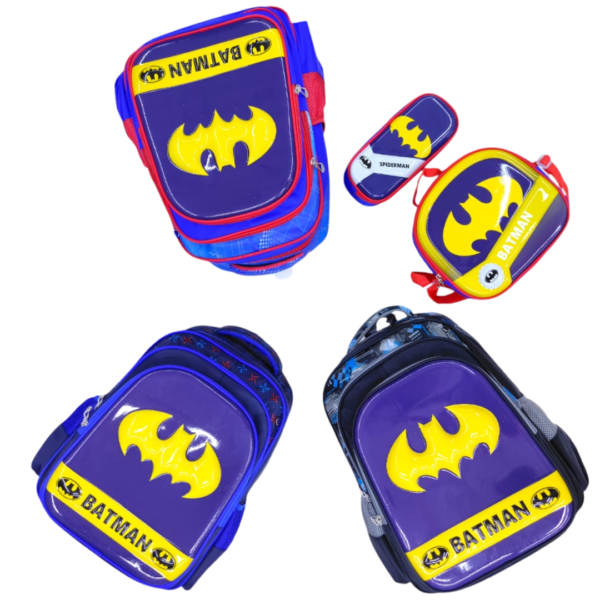 16 inch -  Superhero Backpack Set Logo