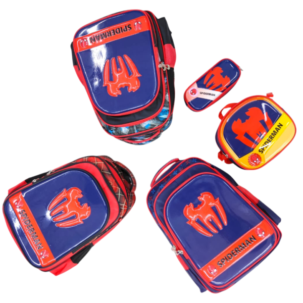 16 inch - Spider Logo Superhero Backpack Set