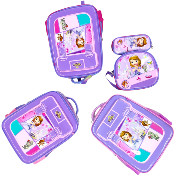 16 inch -  Box Style Princess Backpack Set