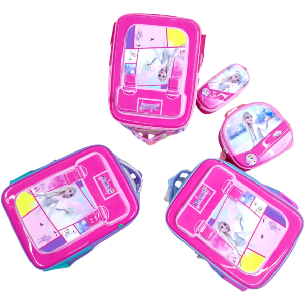 16 inch -  Box Style Snow Princess Backpack Set