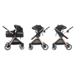 Kidilo - 2 in 1 Baby Stroller, Convertible Bassinet Pushchair - Image 4