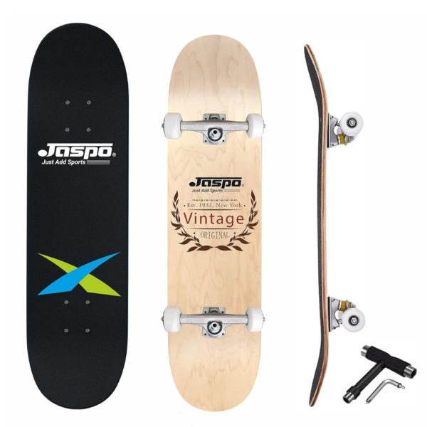 Jaspo Vintage 7 Layer Maple Skateboard (6+ Years)