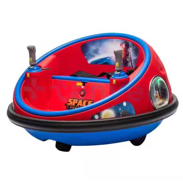 Ride On Electric Car - 360° Rotation Remote Control Driving Rocking Bumper Car (1X12V-4.5AH,2MOTOR)