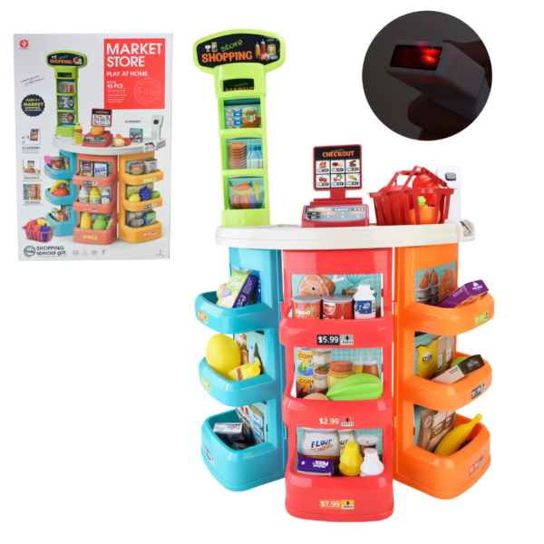 Home Chef Kitchen 45PCS Supermarket Store Set