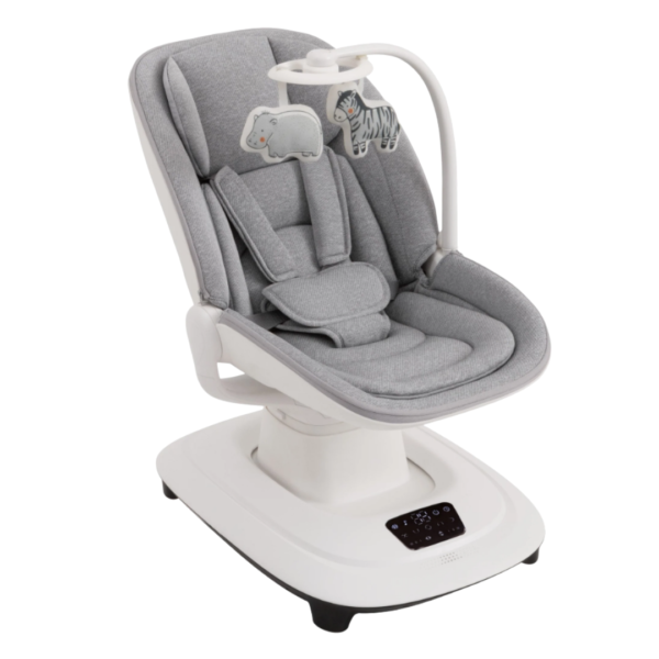 Mastela Deluxe Multi-Motion Baby Cradle (Grey)