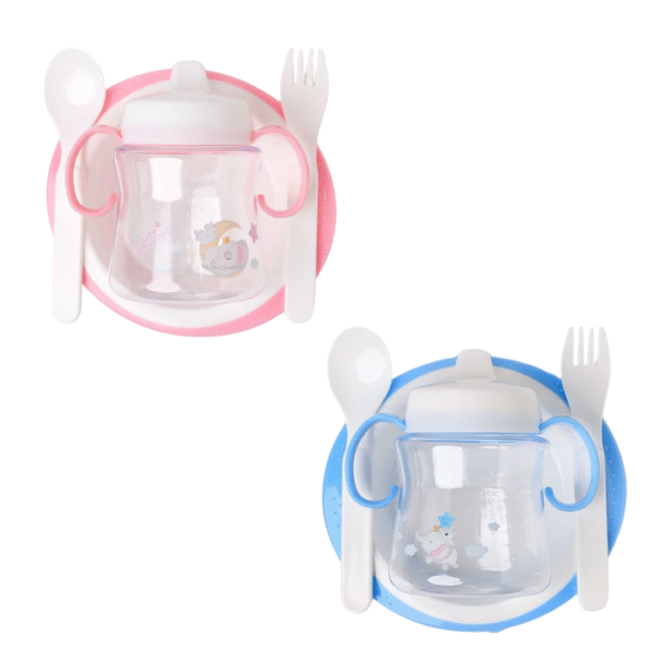 4pcs Baby Feeding Set (Bowl without Handle)