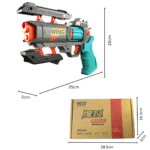 Transforming Revolver Soft Bullet Gun – Safe Action Play - Assorted Color - Image 6
