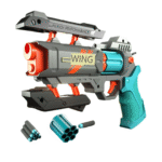 Transforming Revolver Soft Bullet Gun – Safe Action Play - Assorted Color - Image 2