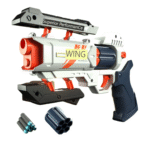 Transforming Revolver Soft Bullet Gun – Safe Action Play - Assorted Color - Image 4