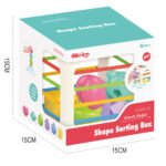 Baby Shape Sorting Toy – Montessori Educational Stacking & Sorting Box for Toddlers | Safe & Non-Toxic | 12m+ - Image 6