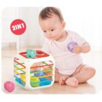 Baby Shape Sorting Toy – Montessori Educational Stacking & Sorting Box for Toddlers | Safe & Non-Toxic | 12m+ - Image 5