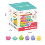Baby Shape Sorting Toy – Montessori Educational Stacking & Sorting Box for Toddlers | Safe & Non-Toxic | 12m+ - Image 2