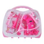 Kids Medical Tool Suitcase – 11-Piece Pink Doctor Play Set with Lights | Ages 3+ - Image 3