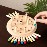 Wooden Color Memory Game Chess (Small) - Image 5
