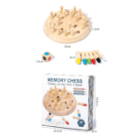 Wooden Color Memory Game Chess (Small) - Image 6